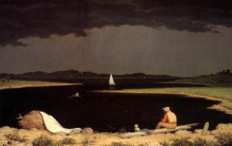 Martin Johnson Heade L'approche de l'orage oil painting picture